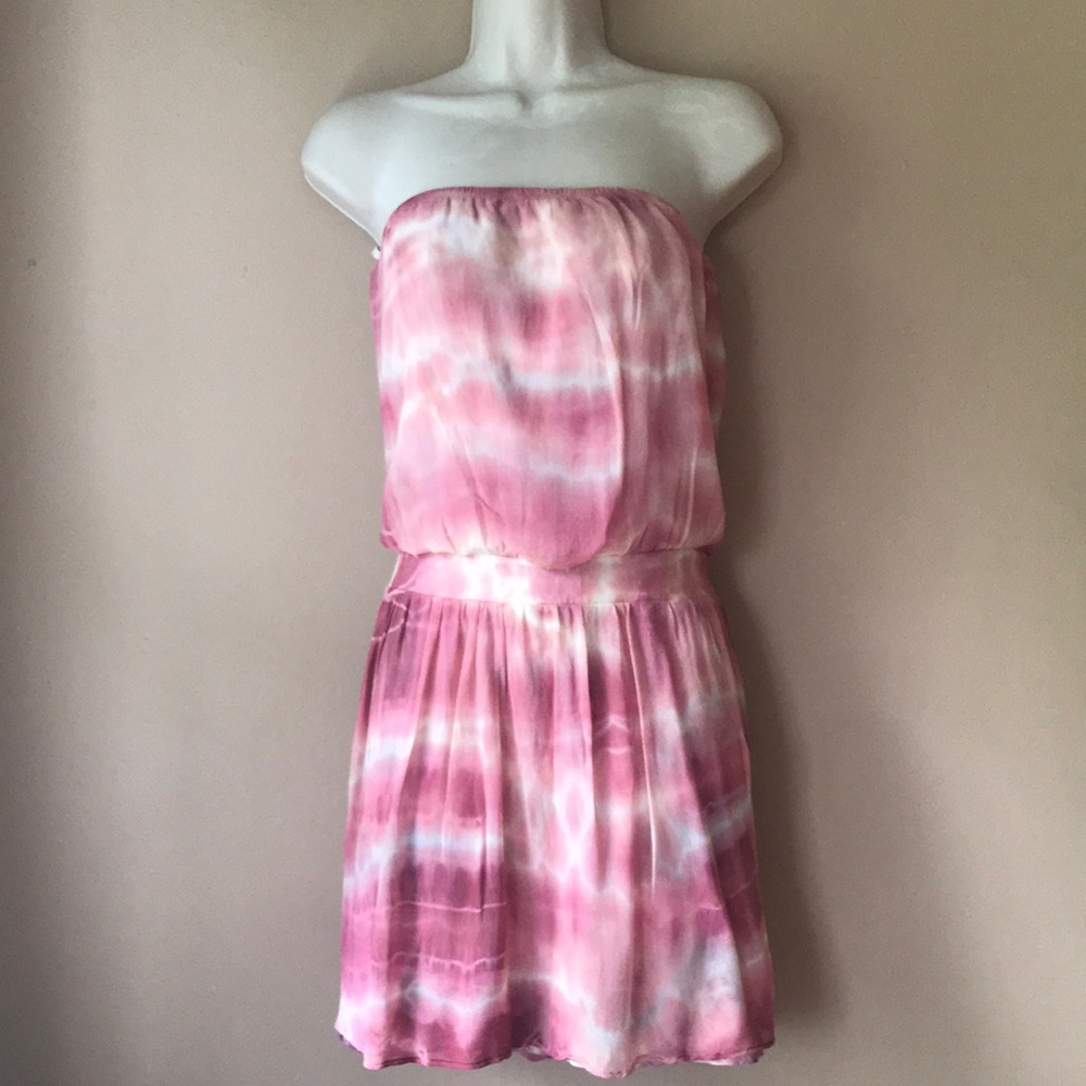 Gypsy 05 coral tie dye tube dress
